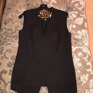 WHBM Sleeveless Blazer